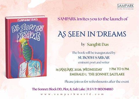Book Release - As Seen in Dreams by Sangbit Das